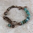 larimar - srebrna bransoleta