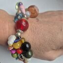 Kolorowa bransoletka uniwersalna handmade Box p1 w stylu boho