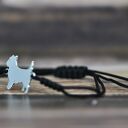 Cairn Terrier - bransoletka z psem, srebro 925