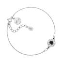 Srebrna bransoletka z onyksem