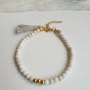 Bransoletka UNO kamień rzeczny