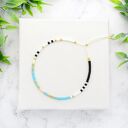Bransoletka Minimal Dots - Light Blue