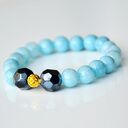 Bracelet by SIS: marmur błękitny