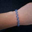 Delikatna bransoletka Sapphire Clarity z koralików i kryształków Preciosa