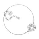 autorskie srebrna bransoletka z wachlarzem