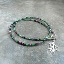 zielona roślinna nitka