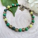 Bransoletka z turkusem afrykańskim w stylu vintage w204