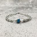 Omnis Lapis - bransoletka chainmaille z apatytem