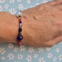 Bransoletka boho Frida - kolorowa, uniwersalna (19 cm)