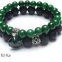 DUO - EMERALD AND BLACK