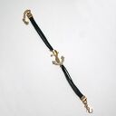 Bransoletka - Kotwica, krzyżyk - sznureczki, kryształki