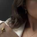 Złota bransoletka z sercem