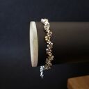 Delikatna bransoletka "Black Diamond" z kryształów Preciosa