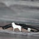 Siberian Husky - bransoletka z psem i łapką, srebro 925