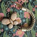 Bransoletka uniwersalna duza z motylem boho box g1