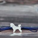 Bichon Frise - bransoletka, srebro 925