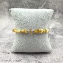 Bransoletka słoneczna - opal afrykański i cytryn