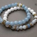 LIGHT BLUE, GREY AND WHITE DUO