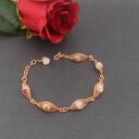 Bransoletka z miedzi z cytrynem dla kobiety