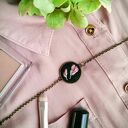 Bransoletka haftowana Magnolie wieczorową porą - retro romantyczna ozdoba