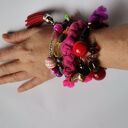 Bransoletka drut pamięciowy bardzo duża i bogata, trzeba lubić taki przepych, polecam box x1