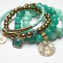MINT AND GOLD SET