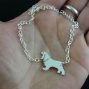 COCKER SPANIEL srebro próby 925 bransoletka ( nr. 9)