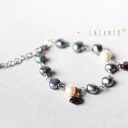 Pearls in gray