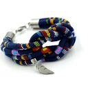 bransoletka boho gipsy knot with feather