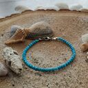 Bransoletka z magnezytem - Ocean Blue