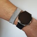 Bransoletka Sonik 2Unisex - srebrna koralikowa z hematytem