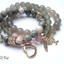 GREY AND VINTAGE ROSE SET