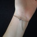 Błękitna, delikatna bransoletka z kryształów Preciosa Sapphire AB2x