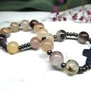 Różaniec na rękę | Bransoletka różańcowa | Jadeit