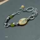 Bursztyn w towarzystwie - bransoletka 05