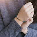 Różaniec na rękę | Bransoletka różańcowa| Tygrysie