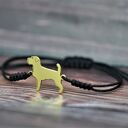 Jack Russell terrier szorstkowłosy - bransoletka z psem ze srebra 925