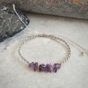 Bransoletka z ametystami