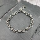 Bransoletka chainmaille - stalowa plecionka 2