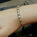 Szampańskie perły - bransoletka 025