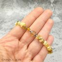 Bransoletka słoneczna - opal afrykański i cytryn