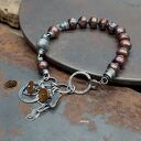 Perły " MIEDZIANKA" - bransoletka 023