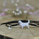 Toller / Retriever z Nowej Szkocji - bransoletka z psem, srebro 925