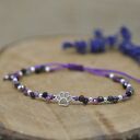 Łapa / Łapka psia / kocia - bransoletka, srebro 925, turmalin