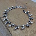 Bransoletka - kule na łańcuszku