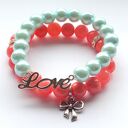 Bransoleta love&mint pearls