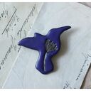 Morska bransoletka broszka koliber