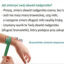 Bransoletka w kolorze dżinsowym z globusem - zapięcie magnetyczne