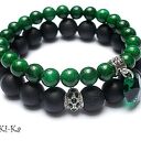 DUO - EMERALD AND BLACK