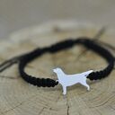 Labrador retriever - bransoletka z psem - srebro 925